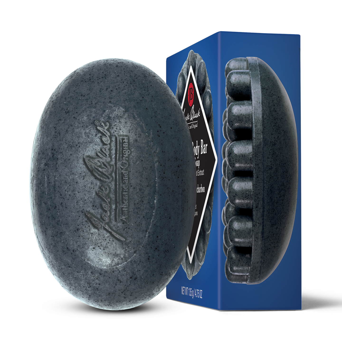 Charcoal Body Bar Massaging Soap